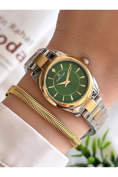 Daniel Klein Steel Cord 3 Atm Water Resistant Special Design Women Wristwatch+Bracelet Vs.Blkt.0238