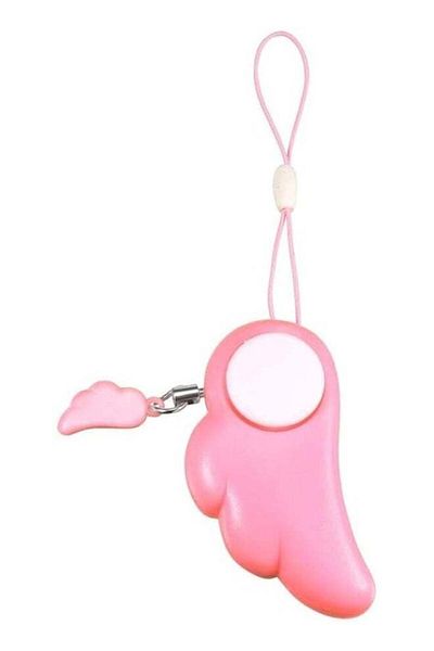 Generic Personal Alarm 90db Personal Safe Sound Security Alarms Keychain Pink