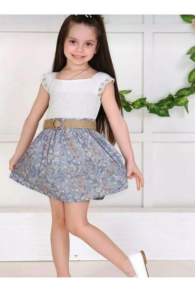 KOKOŞ BEBEK Σετ φούστα με λουλούδια με λεπτομέρεια |   Ανάμεσα στα 4/5