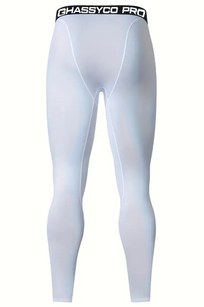 GHASSY CO. Ghassy Co. Erkek Basketbol Bisiklet Fitness Koşu Ultra Esnek Spor Tayt