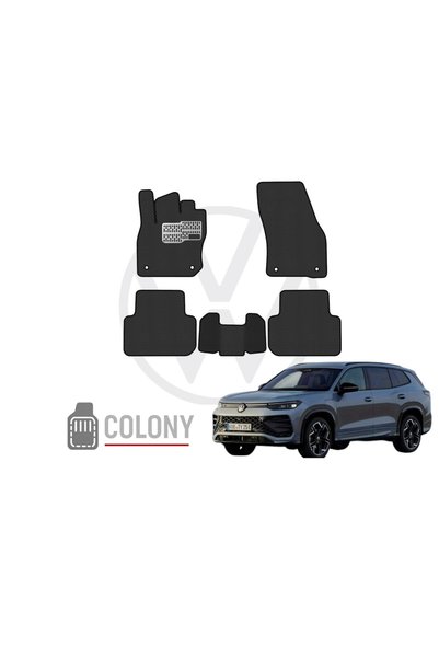 COLONY Volkswagen Tayron 2025+ Hücreli Premium Eva Paspas Seti Tam Set Paspas...
