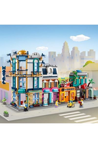 STOREMAX Jvnnastore Creator 3 in 1 Main Street 31141-9 Toy for Children Ages 1 and up a City