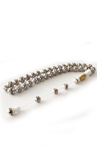 Dervişan Süslemeli İşli Deve Kemiği 33'lü Tesbih