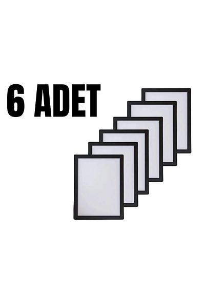 Hometaş Ev Ürünleri 6 Pcs A4 21X30 Photo Frame Diploma Certificate Frame