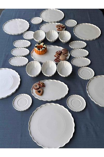 ROSSEV Breakfast Set Twist 27 Pieces for 6 People