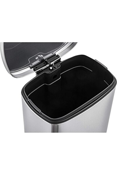 Crocodile تمساح Stainless Steel Dustbin, 30 Liter / 7.9 Gallon Capacity, Soft-close Lid