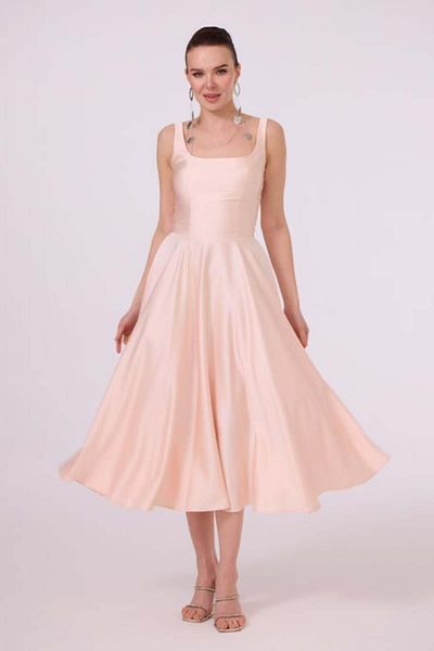 Carmen Dress Midi Open Back