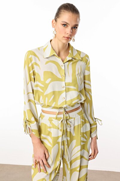 Moda İlgi Modailgi Kolları ve Etek Ucu Bağlama Detaylı Etek Altı Lastikli Göm...