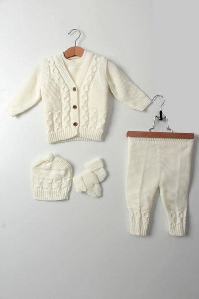 Çocuksan Baby&Kids Wear Unisex Girl Boy Baby Ring Braided Set