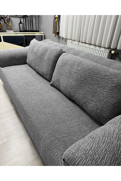 BAQDO Jacquard 3-Seater Seat Cover Quality, Elastic, Stretch, Flexible, Sofa Bed, Couch Cover Washable