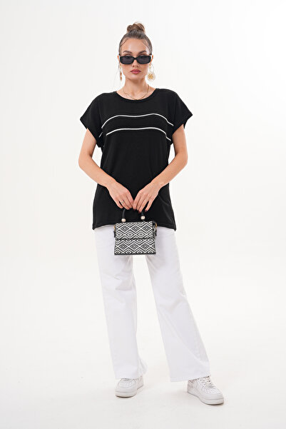 EFENDİX YIKAMALI % 100 PAMUKLU T-SHİRT