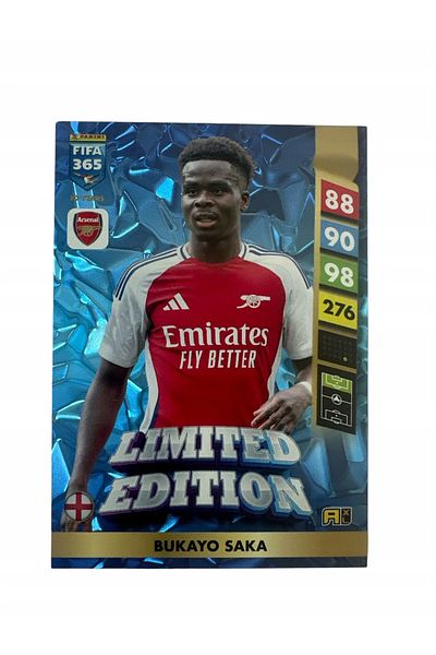 Panini Fifa 365 Adrenalyn XL 2025 Limited Edition Bukayo Saka