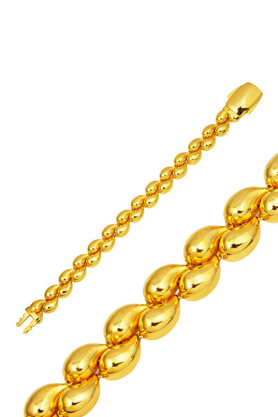 Bilezikci Bottega Tasarım Altın Taşsız Bileklik