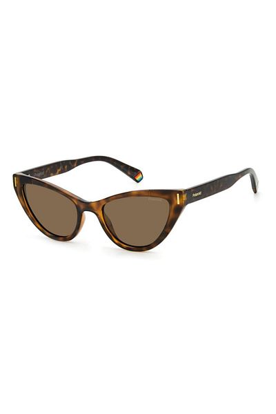 Polaroid Polaroid Women's Sunglasses PLD 6174/S 086/SP, Havana, Cat Eye, 52 mm