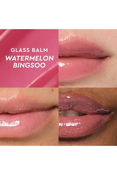 GLOW RECIPE Glass Balm Lip Treatment for Shine & Hydration Watermelon Bingsoo 15 g