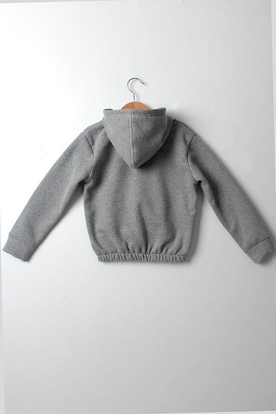 Çocuksan Baby&Kids Wear Суитшърт с качулка и щампа „Щастие“ за момиче 5-10 години