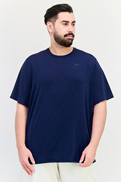 Reebok Men Sportswear Fit Short Sleeve Training T-shirt, Navy