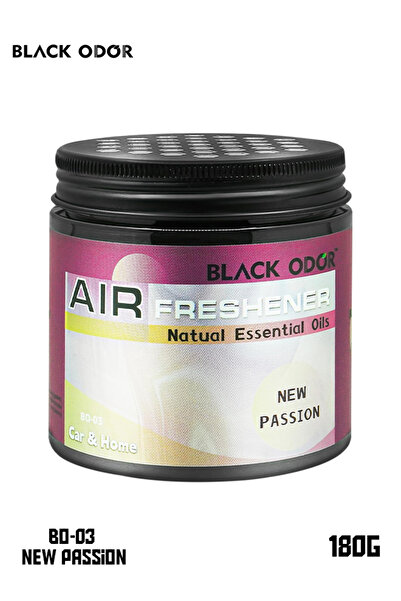 Black Odor معطر جو BO-03، 180 جرام، برائحة الشغف الجديد، مع زيوت عطرية طبيعية...