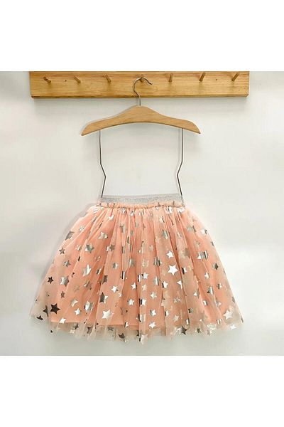 Çocuksan Baby&Kids Wear Star Printed - Girl's Tulle Skirt, 23 April 29 October 19 May Wedding Birthday Party