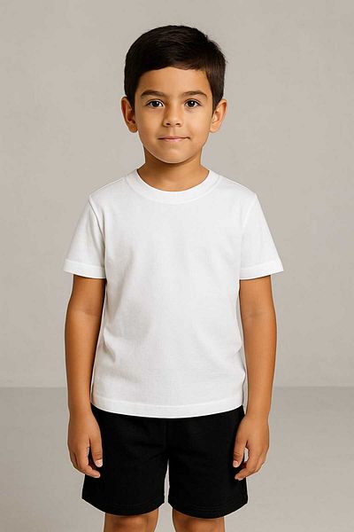 UBEYDE Crew Neck Boys' Set and Girls' Set Cotton T-Shirts and Shorts, Summer Comfort Set
