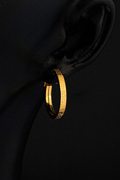 Bilezikci Versage 14 Ayar Altın Küpe 3 cm. Çaplı