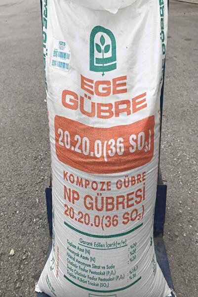 Ege Gübre 20.20.0 Np Taban Azotlu Fosforlu Kompoze Gübresi - 25 Kg