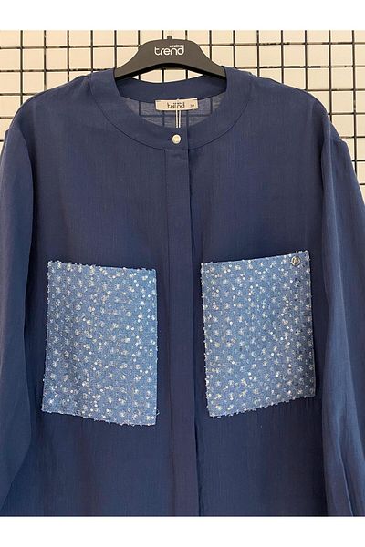 Armine Trend 2025 New Season Modaayka Pockets Sequin Detailed Trousers Suit 25Dsb679