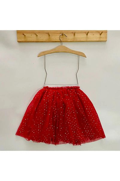Çocuksan Baby&Kids Wear Dot Printed Tulle Skirt for Girl - 23 April, 29 October, 19 May Wedding Birthday Party