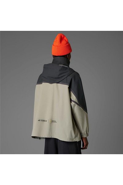 adidas Women's Gray Jacket Ng W R.R Hd Jkt Jd5833
