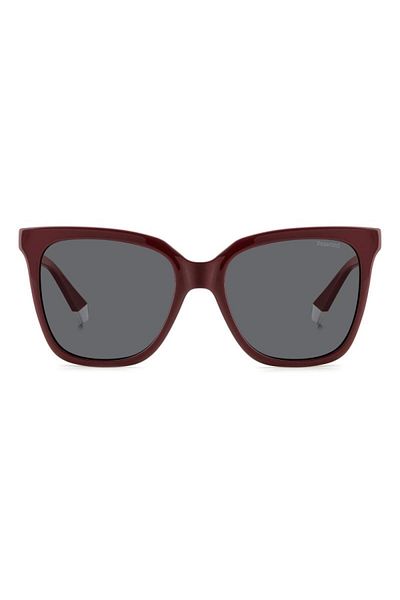 Polaroid Ochelari de soare Polaroid pentru femei PLD 4155/S/X LHF/M9, Bordeaux, Fluture, 55 mm