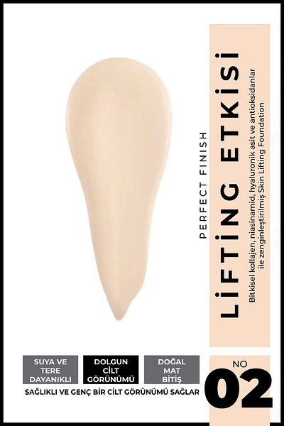 Nera Classy Skin Lifting 30ml - Firming Foundation Spf30 - Creamy Textured Foundation That Firms and Cares