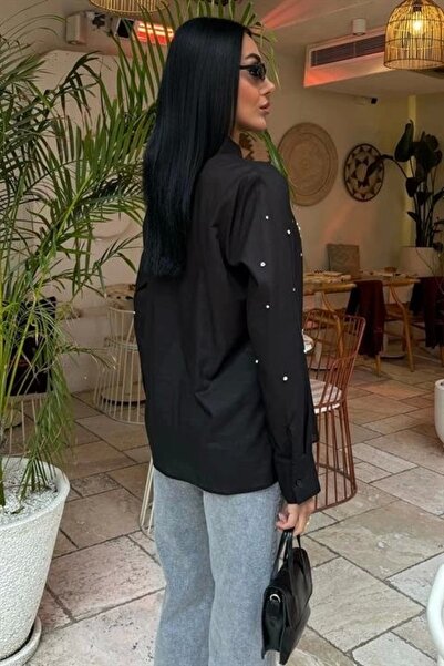 Lijuri Košile z voálu s kamenným zdobením 3443