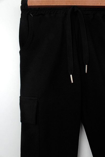 Çocuksan Baby&Kids Wear Παιδική φούτερ Unisex Μαύρη τσέπη 15 ετών