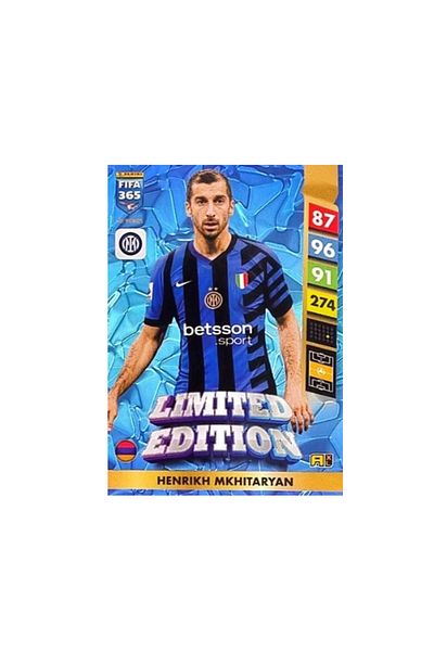 Panini Fifa 365 Adrenalyn XL 2025 Limited Edition Henrikh Mkhitaryan Footballer Card
