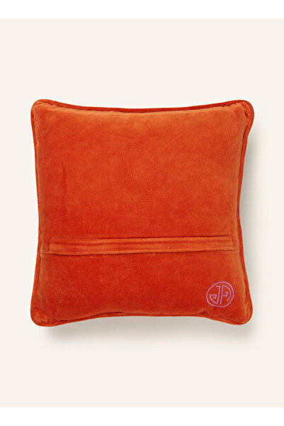 Jonathan Adler TAKE IT EASY Yastık 30x30 cm, Yün Ön Yüzey, Kaz Tüyü Dolgu, Mesajlı Tasarım