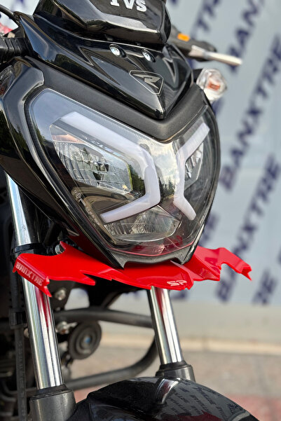 Banxtre TVS Raider Uyumlu Winglet-Gaga-Sakal Kırmızı Renk Parça (1 Adet)