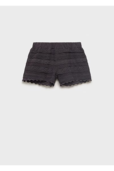 Mango Teen Kroşe volanlı şort