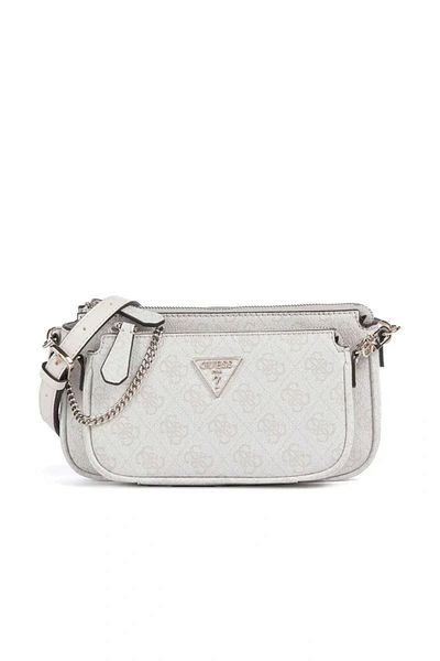Guess Noelle Dbl Pouch Crossbody női krémes minitáska Hwbg7879710-bnn