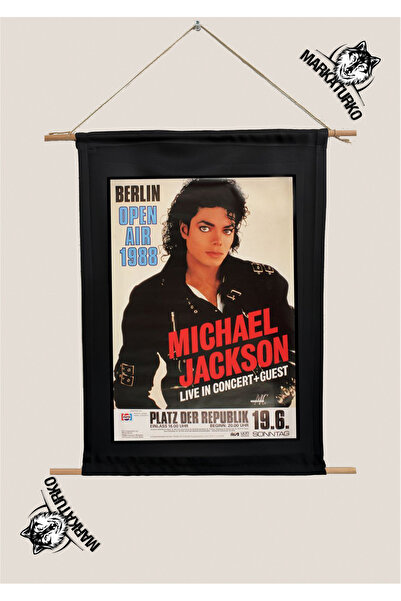 MarkaTurko MICHAEL JACKSON POSTER ÖZEL TASARIM SÜBLİMASYON BASKI TABLO 1976-14