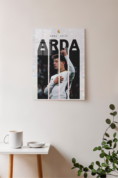 Ayabak Metal Poster Arda Güler - Dekoratif Metal Poster - Hediyelik Çerçevesi...