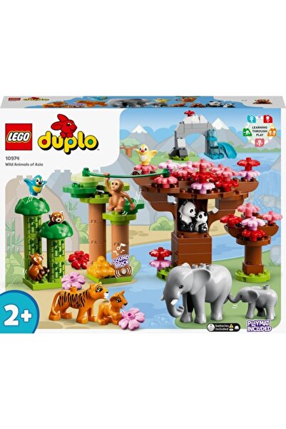 LEGO Wild Asian Animals 10974 - مجموعة بناء لعبة الحيوانات البرية للأطفال من عمر سنتين فما فوق (117 قطعة)