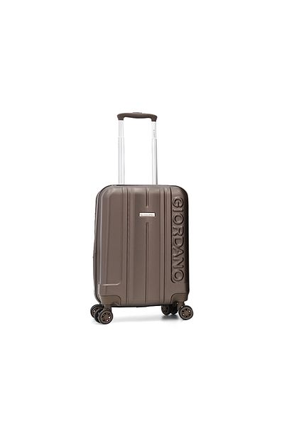 Giordano Travel Luggage With Dual Spinner Wheels And Digital Lock (BROWN, 20 INCH)