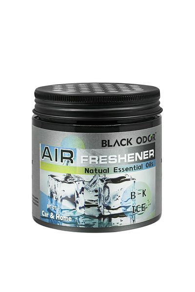 Black Odor B-K ICE Air Freshener 180g – Long Lasting Car & Home Fragrance with Natural Essential Oils