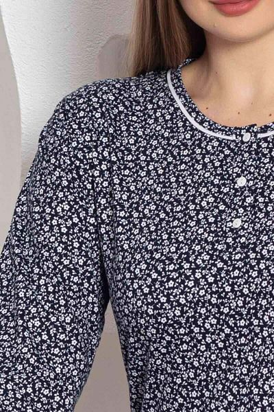 ALİMER Floral Print Plus Size Pajamas Set 2779Uyb