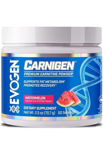 EVOGEN Carnigen - Premium Carnitine Powder | Supports Fat Metabolism & Promotes Recovery | Stimulant