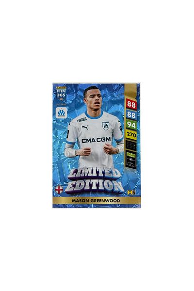 Panini Fifa 365 Adrenalyn XL 2025 Limited Edition Mason Greenwood Footballer Card