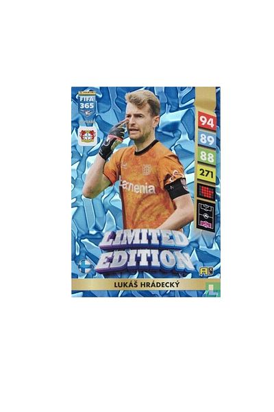 Panini Fifa 365 Adrenalyn XL 2025 Limited Edition Lukas Hradecky Footballer Card