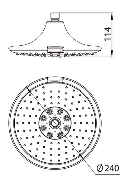 HESANIT Ers 40055 Intelligent Multifunctional Shower Head