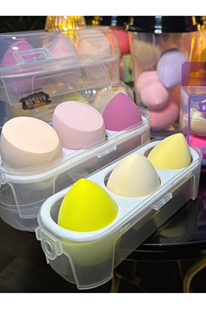 Mumla Design 3’lü kutulu büyük boy makyaj süngeri