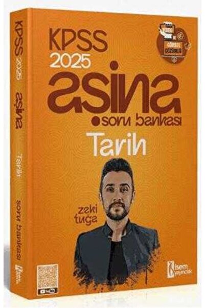 İsem Yayıncılık İsem 2025 KPSS Tarih Aşina Soru Bankası Çözümlü - Zeki Tuğa İsem Yayınları